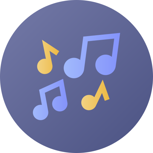 notas musicales icono gratis