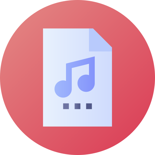 archivo de audio icono gratis