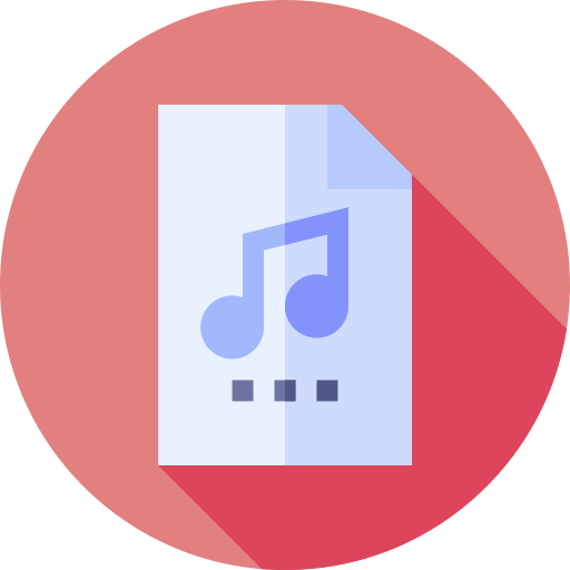 archivo de audio icono gratis