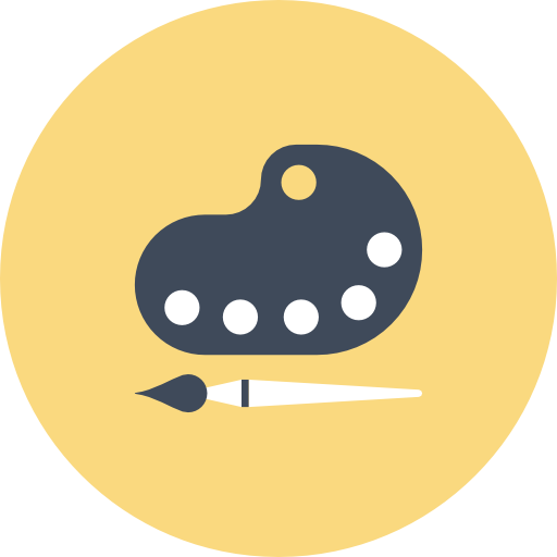 Paint palette free icon Paint palette free icon