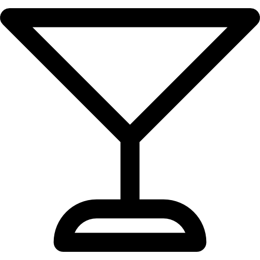 Cocktail Basic Rounded Lineal icon