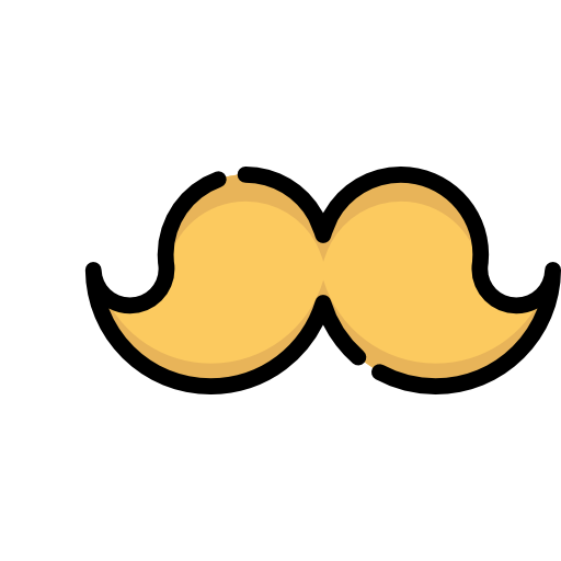 bigote icono gratis