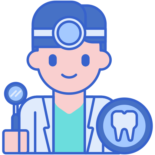 Dentist Flaticons Lineal Color icon