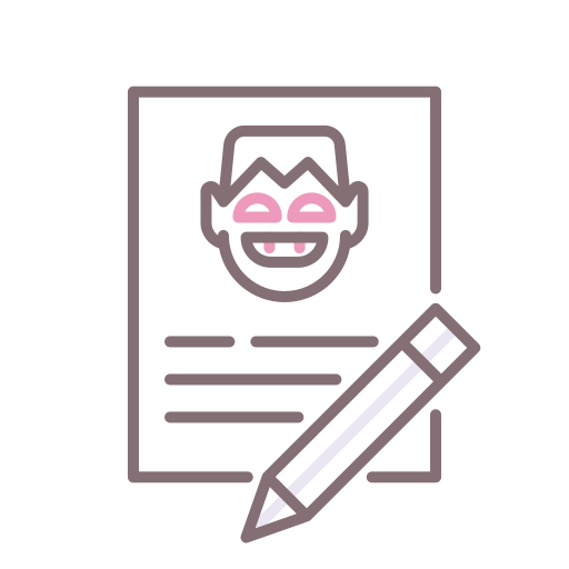 escritor icono gratis