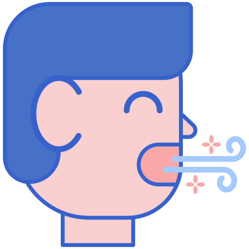 Breath Flaticons Lineal Color icon