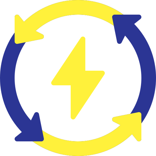Renewable energy free icon