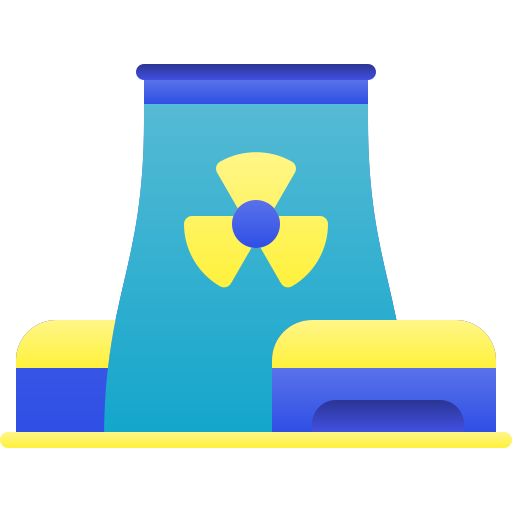 energía nuclear icono gratis