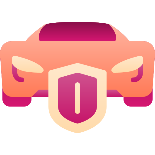 seguro de auto icono gratis
