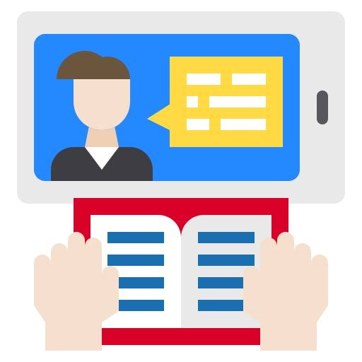 aprender en línea icono gratis