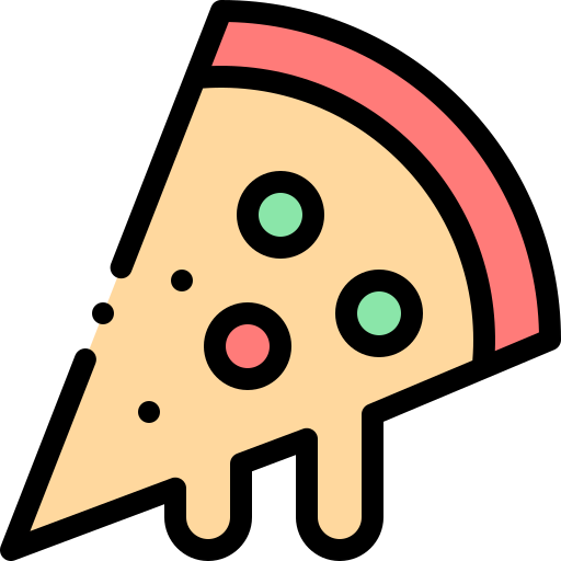 porción de pizza icono gratis