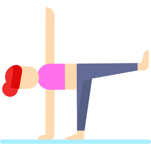 pose de yoga icono gratis