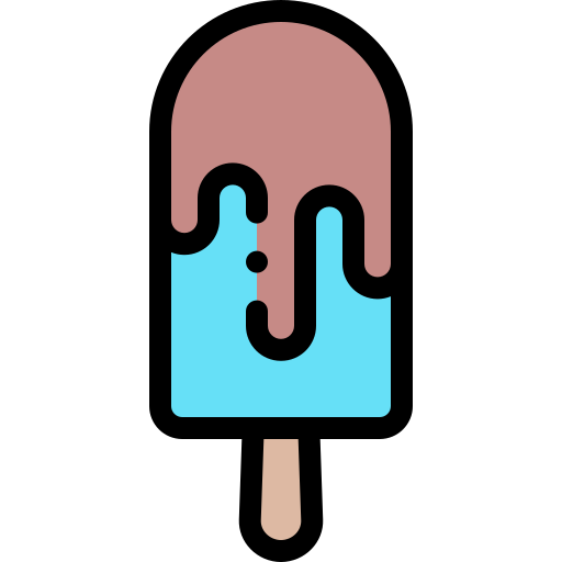 Popsicle Detailed Rounded Lineal color icon