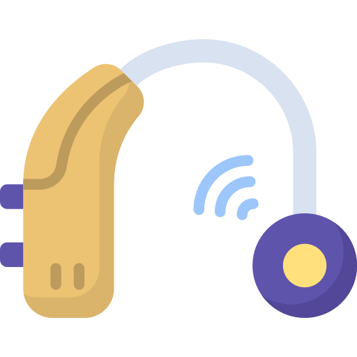 Hearing aid free icon Hearing aid free icon