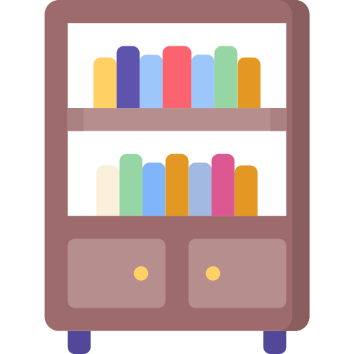 Étagère à livres Icône gratuit