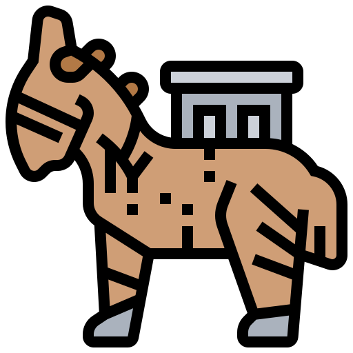 caballo de troya icono gratis