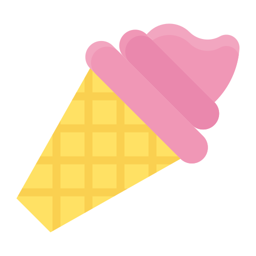 cucurucho de helado icono gratis