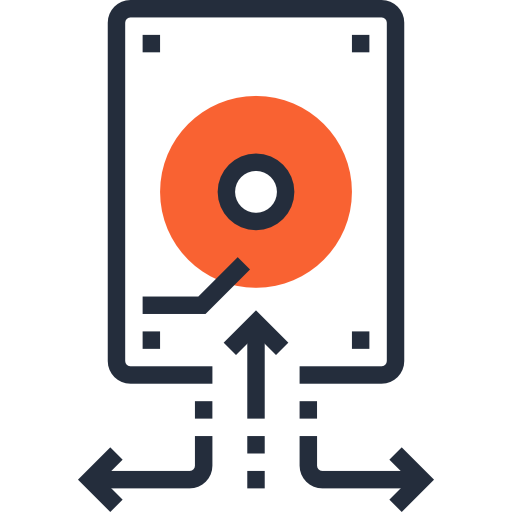 disco duro icono gratis