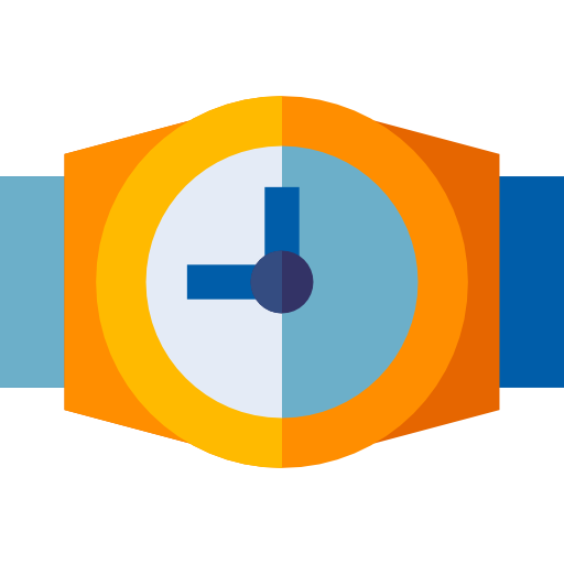 reloj de pulsera icono gratis