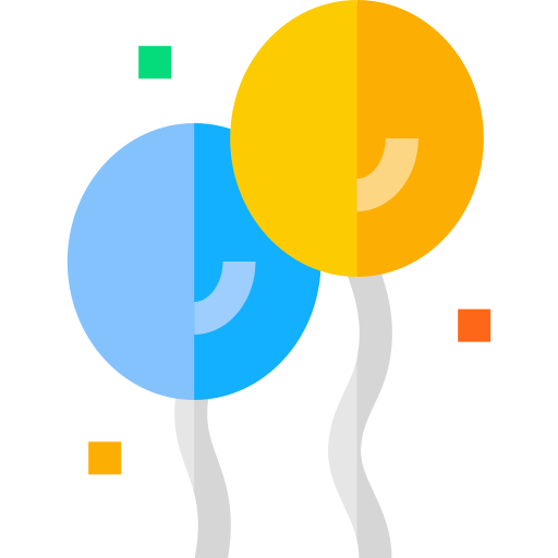 Balloons free icon