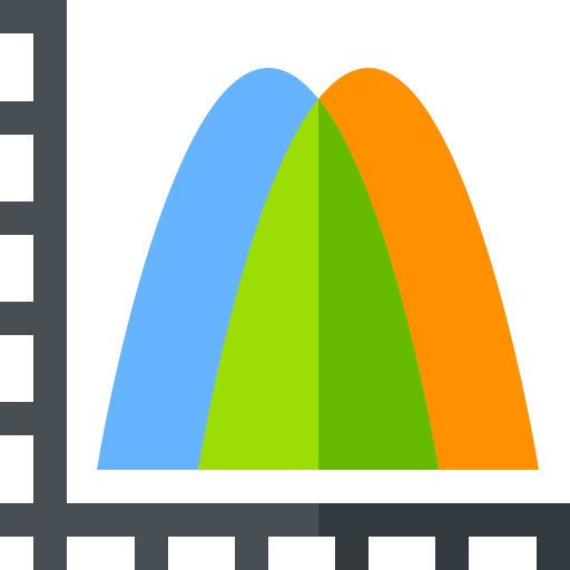 gráfico de linea icono gratis