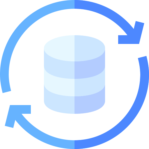 Data integration Basic Straight Flat icon