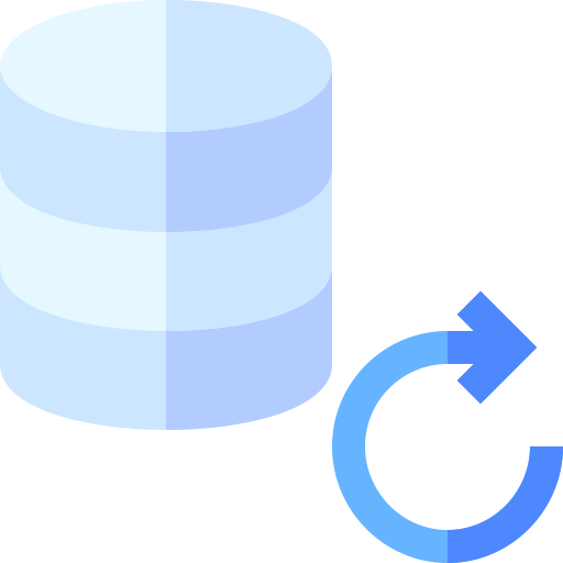 Backup Basic Straight Flat icon