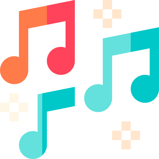 notas musicales icono gratis