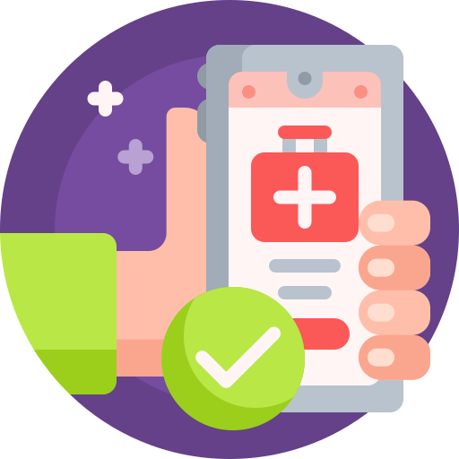 Medical app free icon