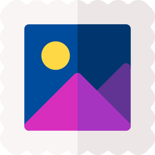 Postage stamp Basic Rounded Flat icon