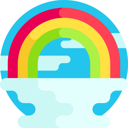 arco iris icono gratis