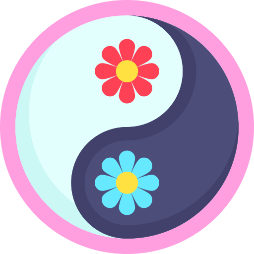 yin yang icono gratis