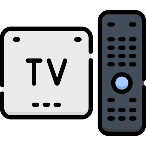 coffret tv Icône gratuit