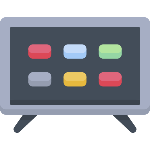 téléviseur intelligent Icône gratuit
