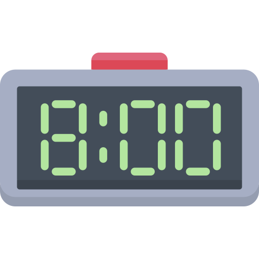 Digital clock - Free electronics icons