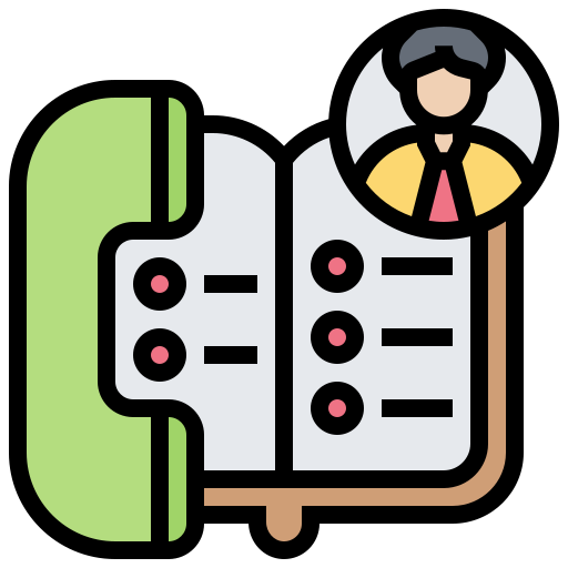 Contact book - Free communications icons