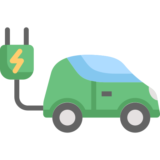 Electric car - free icon