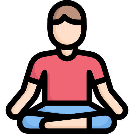 pose de yoga icono gratis