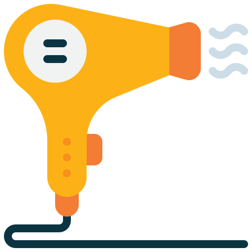 secador de pelo icono gratis