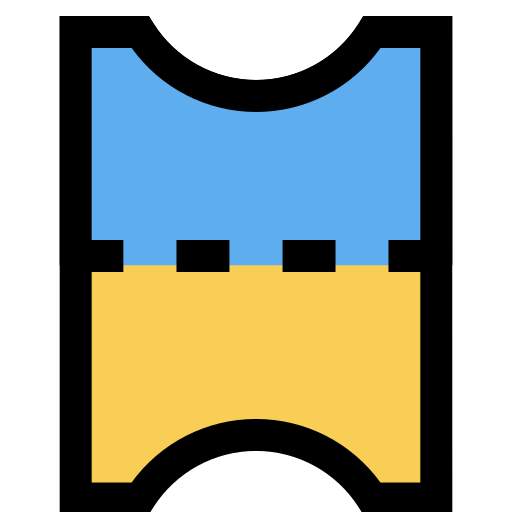 entradas icono gratis