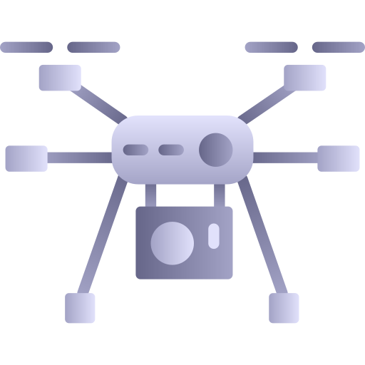 drone de cámara icono gratis