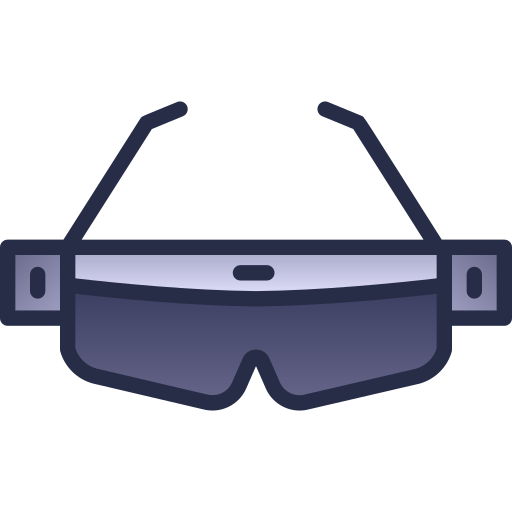 gafas de realidad virtual icono gratis