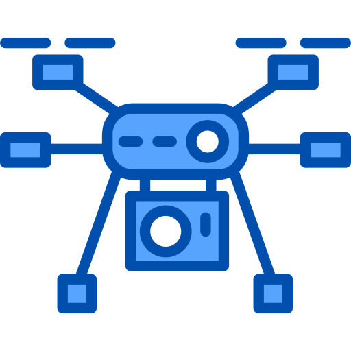 drone de cámara icono gratis