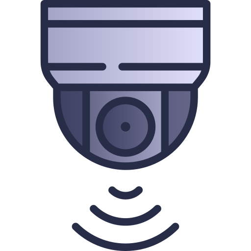 cámara de seguridad icono gratis