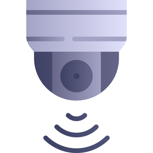 cámara de seguridad icono gratis