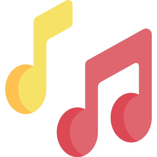 notas musicales icono gratis