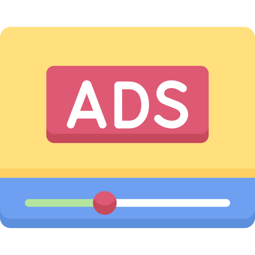 publicidad en video icono gratis