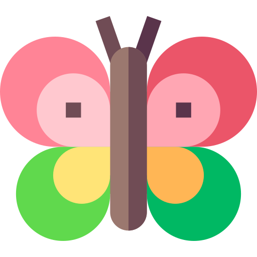 Butterfly Basic Straight Flat icon