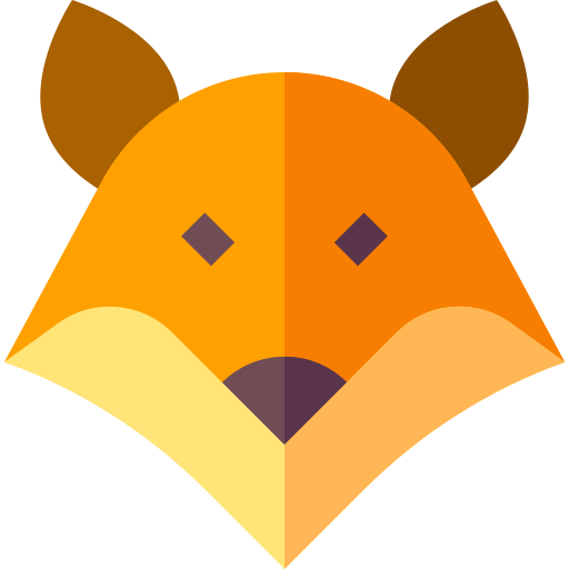 Fox Basic Straight Flat icon