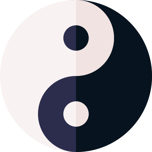 símbolo de yin yang icono gratis