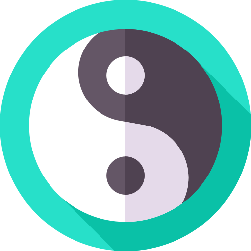 ying yang icono gratis